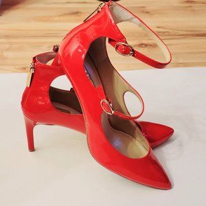 BCBG Red Patent Leather Mary Jane-Sz. 10